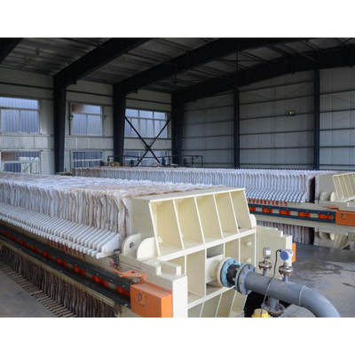 Manual Operation Sludge Dewatering Filter Press Machine for Solid Liquid Separation
