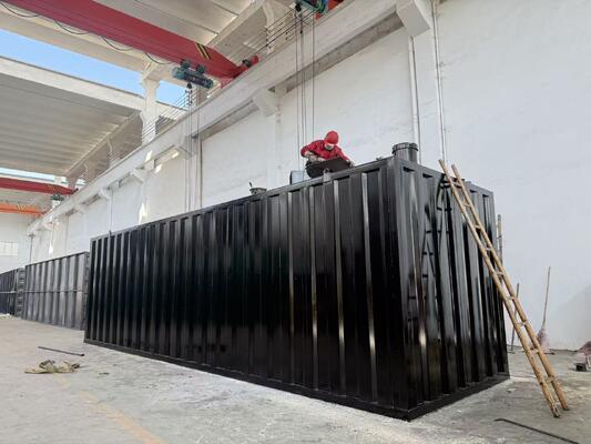 Sistema de Estação de Tratamento de Esgoto MBR Tipo Contêiner