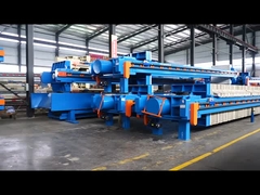 Máquina de Filtro Prensa para Desidratação de Lodo com Operação Manual para Separação Sólido-Líquido