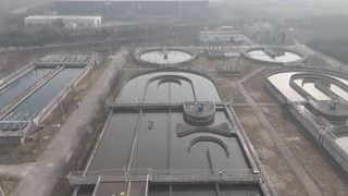 Estação de tratamento de águas residuais de vala de oxidação